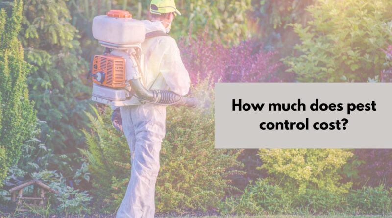 how much does pest control cost