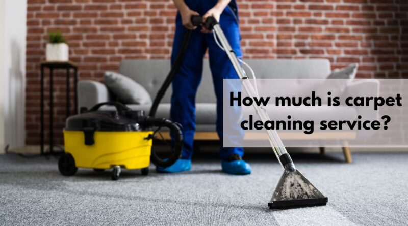 how much is carpet cleaning service